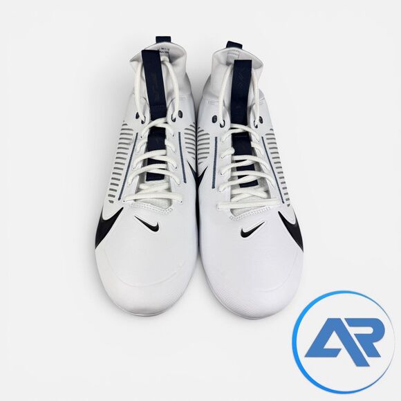 Nike Vapor Edge Pro 360 2 White Navy Men\'s Size 11.5 Football Cleats FN7759-110